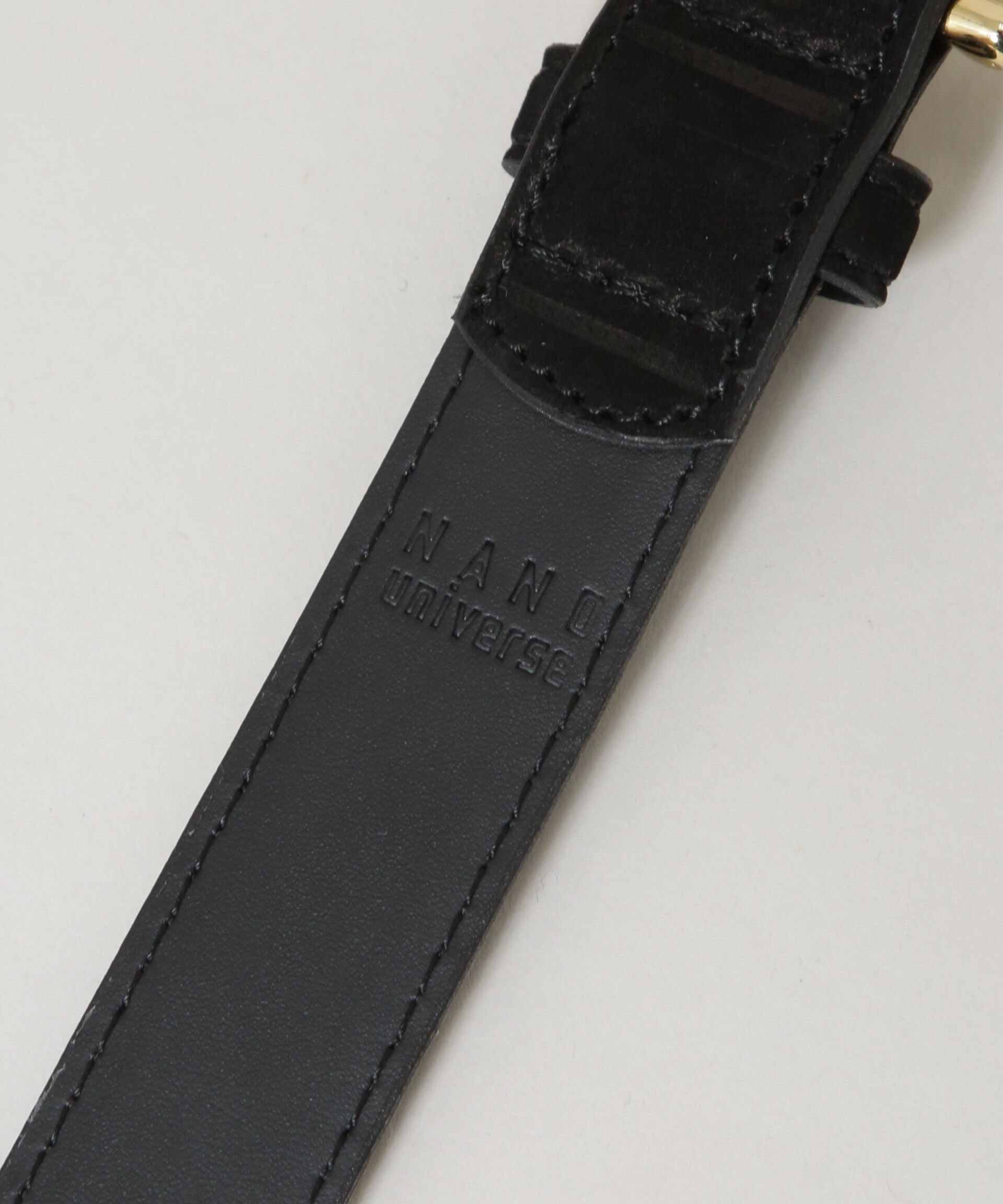 nano･universe「日本製 ヌバックベルト」|ベルト|