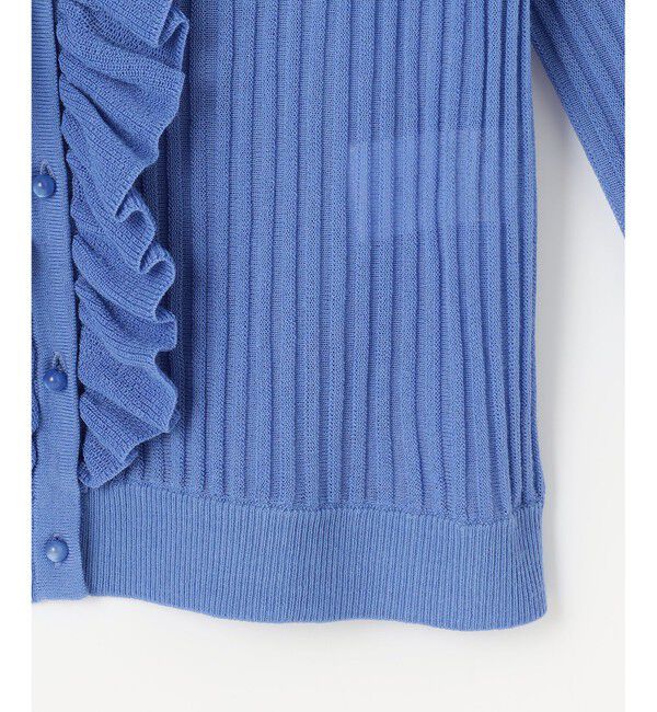 組曲「シアーニット フリルカーディガン」|カーディガン|