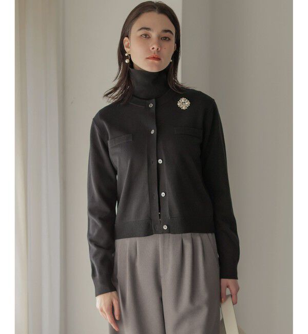 組曲「ニューシックニット カーディガン」|カーディガン|ブラック系