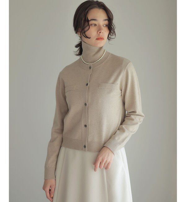 組曲「ニューシックニット カーディガン」|カーディガン|ベージュ系