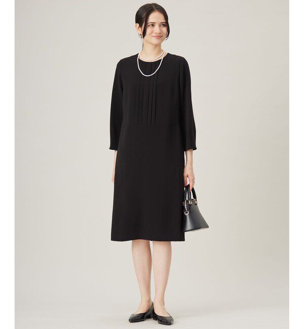 自由区「【セットアップ対応・洗える】トリアセダブルクロス ワンピース」|ワンピース|