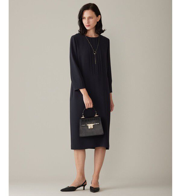 自由区「【セットアップ対応・洗える】トリアセダブルクロス ワンピース」|ワンピース|