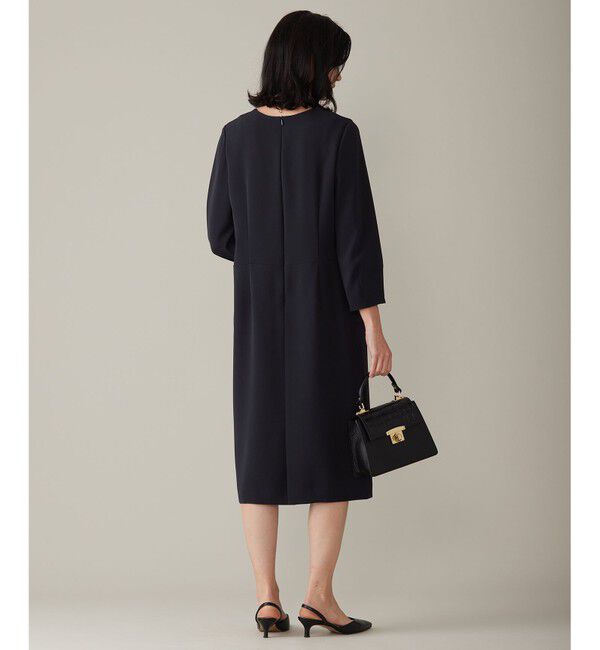 自由区「【セットアップ対応・洗える】トリアセダブルクロス ワンピース」|ワンピース|