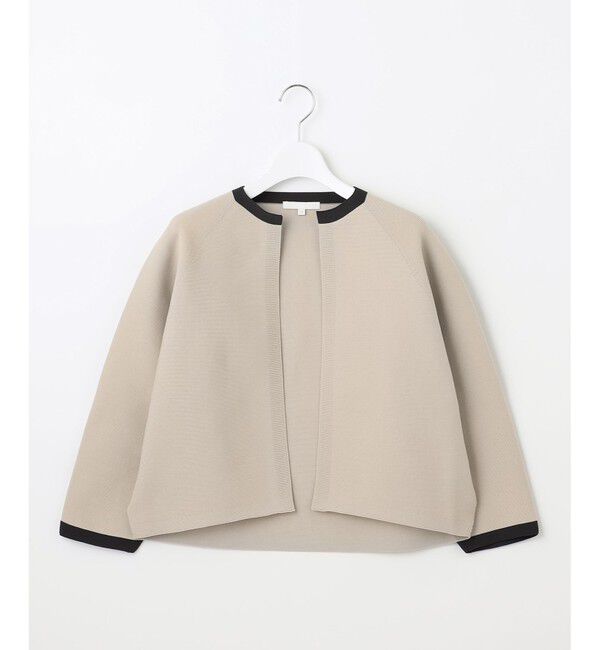 自由区「【洗える】ポリエステルホールガーメントボレロ ニット」|カーディガン|