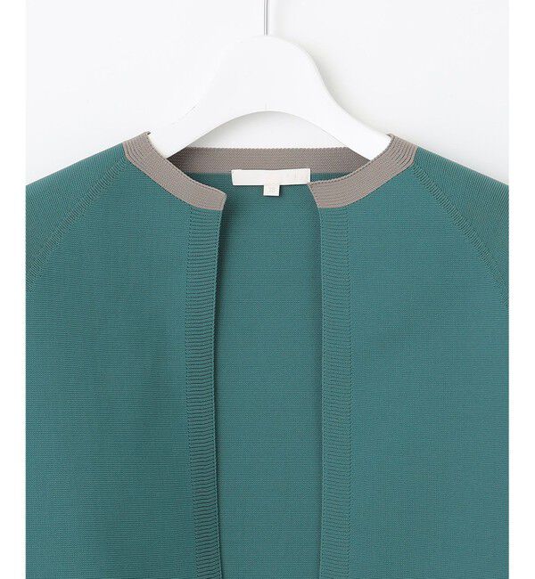 自由区「【洗える】ポリエステルホールガーメントボレロ ニット」|カーディガン|