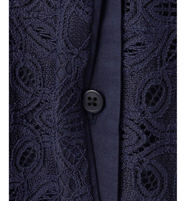 自由区「【洗える】フラワータイルレース ワンピース」|ワンピース|