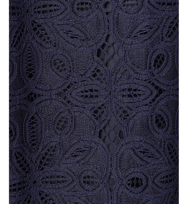 自由区「【洗える】フラワータイルレース ワンピース」|ワンピース|