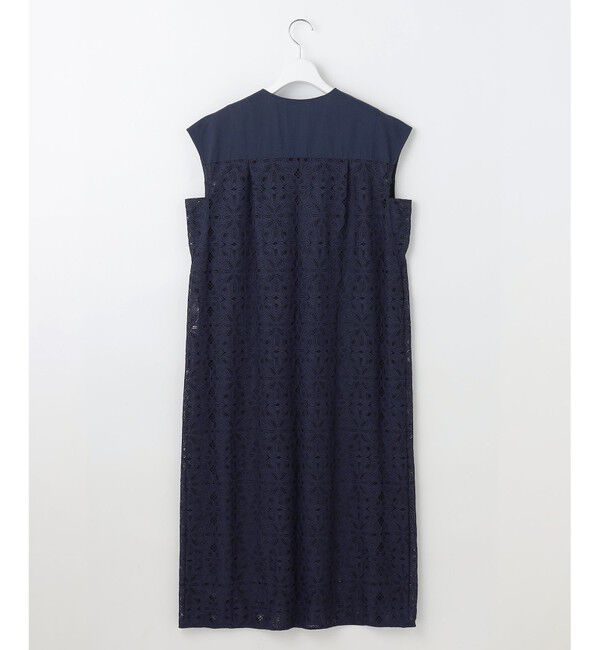 自由区「【洗える】フラワータイルレース ワンピース」|ワンピース|