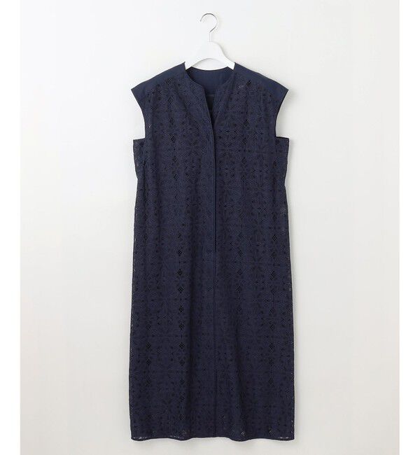 自由区「【洗える】フラワータイルレース ワンピース」|ワンピース|