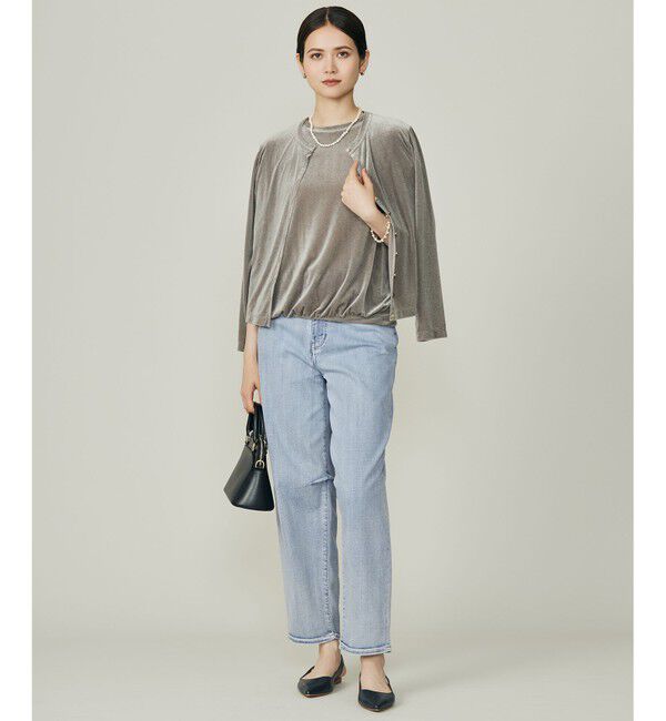 自由区「シアーベロア カーディガン」|カーディガン|