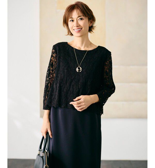 自由区「【カタログ掲載】トリアセダブルクロスレース ワンピース」|ワンピース|