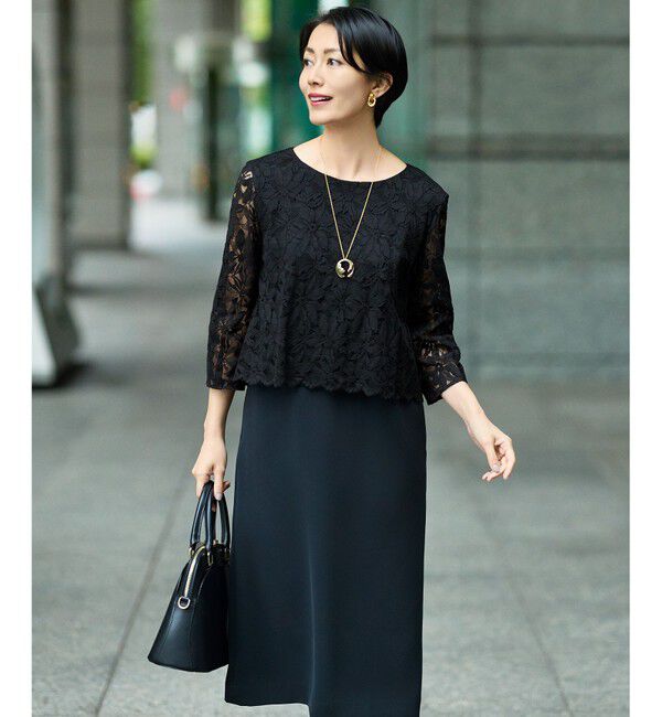 自由区「【カタログ掲載】トリアセダブルクロスレース ワンピース」|ワンピース|