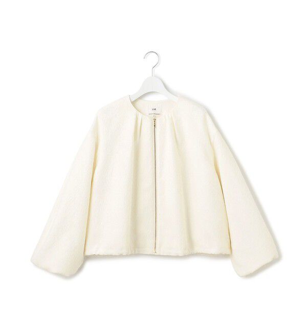 23区「【洗える】ジオメトリックジャカード ブルゾン」|ブルゾン・スタジャン|