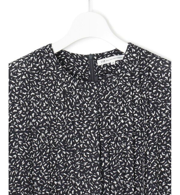 23区「【接触冷感/吸水速乾/洗える】ペインティングプリント ワンピース」|ワンピース|