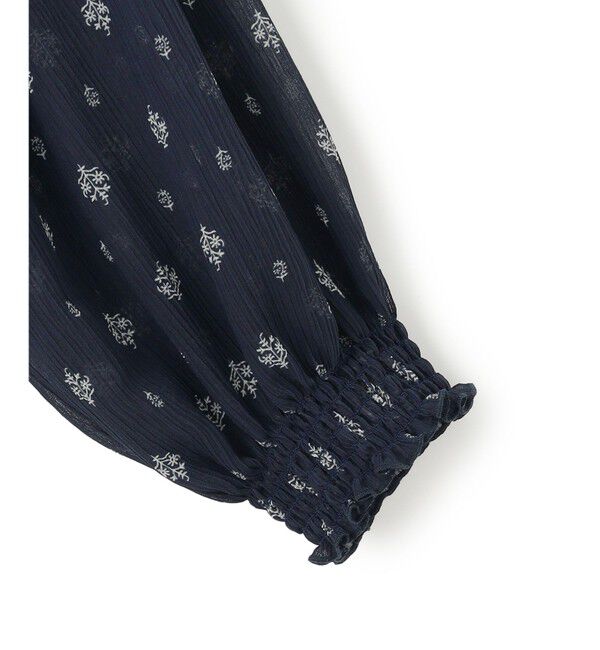 23区「【SLOW/一部店舗限定】クレープ フラワープリント ブラウス」|シャツ・ブラウス|