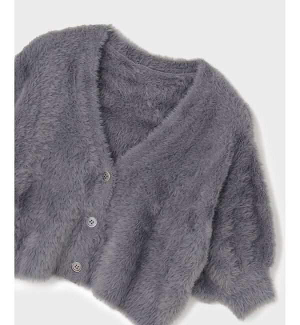 GRACE CONTINENTAL「フェザースリーブニットカーディガン」|カーディガン|