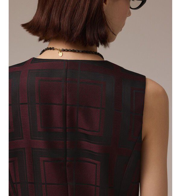 GRACE CONTINENTAL「シャドーチェックワンピース」|ワンピース|