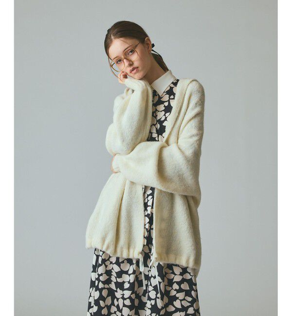 Grace Class「ストールアルパカカーディガン」|カーディガン|