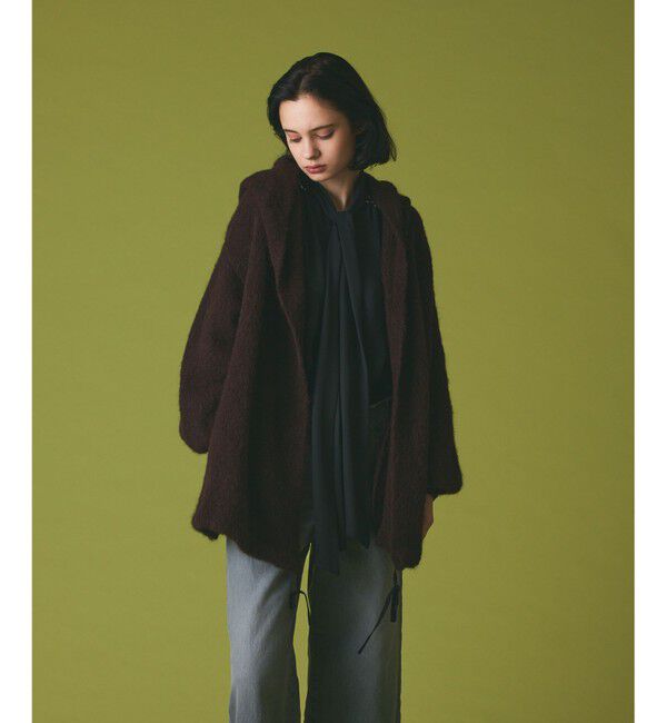 Grace Class「ストールアルパカカーディガン」|カーディガン|