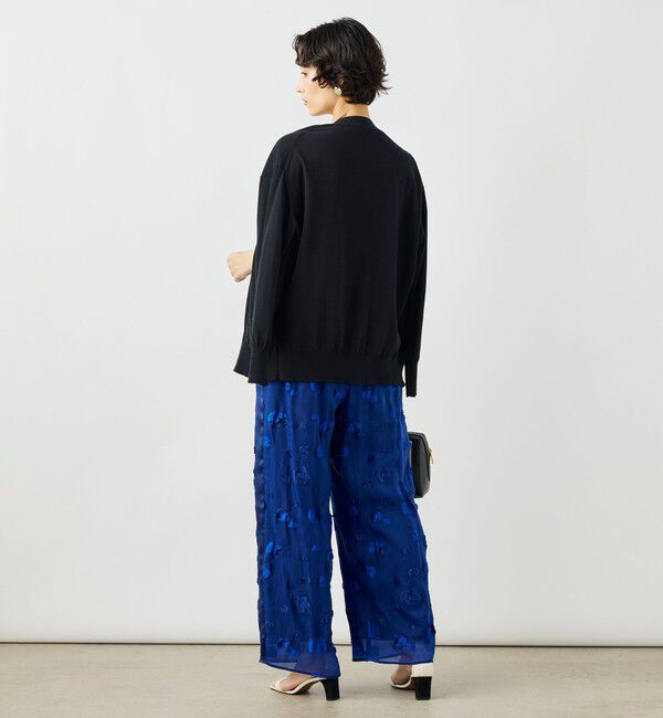 NOLLEY'S「《手洗い可能》ベストドッキングVネックカーディガン」|カーディガン|