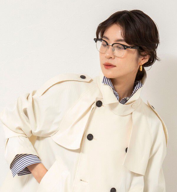 NOLLEY'S「NMPウォッシャブルショートトレンチコート」|ブルゾン・スタジャン|