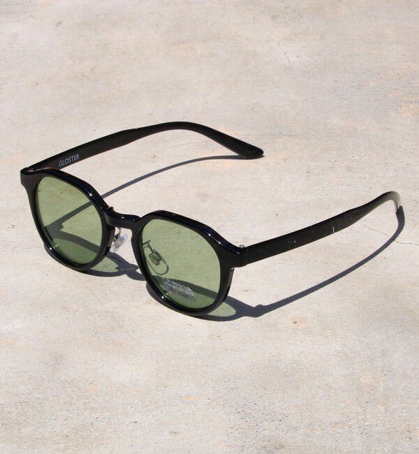 GLOSTER「【GLOSTER/グロスター】クラウンパント セルフレーム カラーレンズサングラス」|サングラス|グリーン