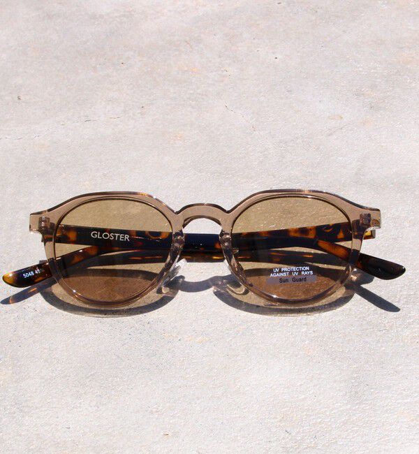 GLOSTER「【GLOSTER/グロスター】クラウンパント セルフレーム カラーレンズサングラス」|サングラス|