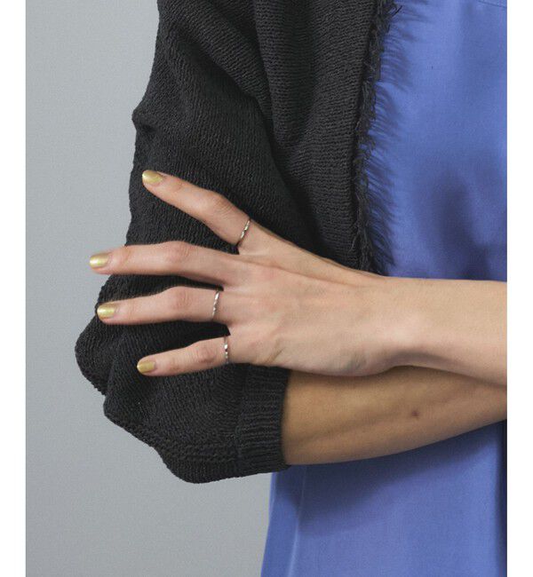 SALON adam et rope'「ペーパーヤーンクロップドカーディガン/ボレロ［吸水速乾・洗える］」|カーディガン|