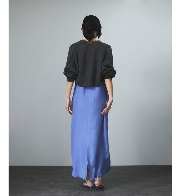 SALON adam et rope'「ペーパーヤーンクロップドカーディガン/ボレロ［吸水速乾・洗える］」|カーディガン|