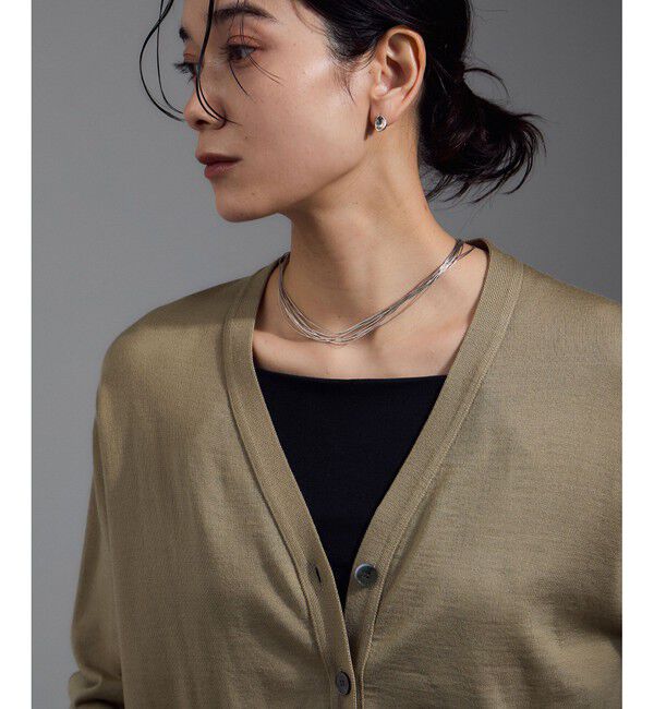 SALON adam et rope'「30ゲージウールニットカーディガン」|カーディガン|