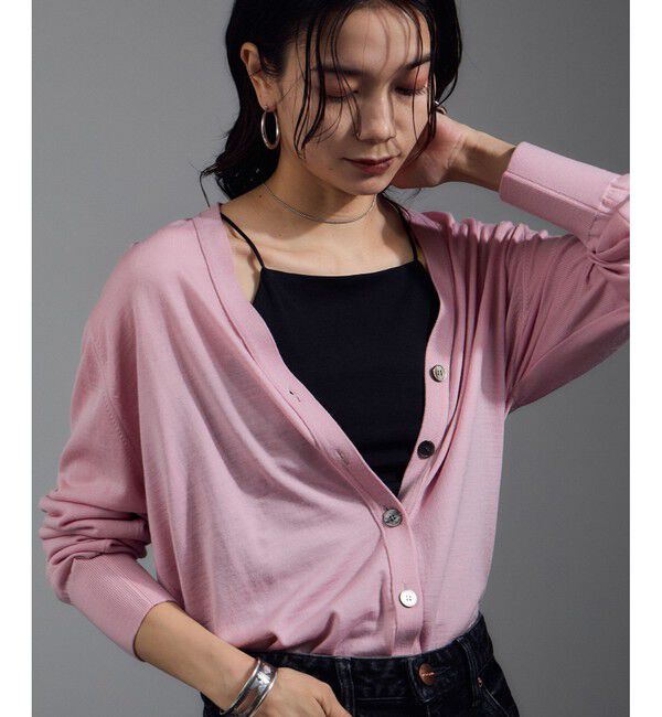 SALON adam et rope'「30ゲージウールニットカーディガン」|カーディガン|