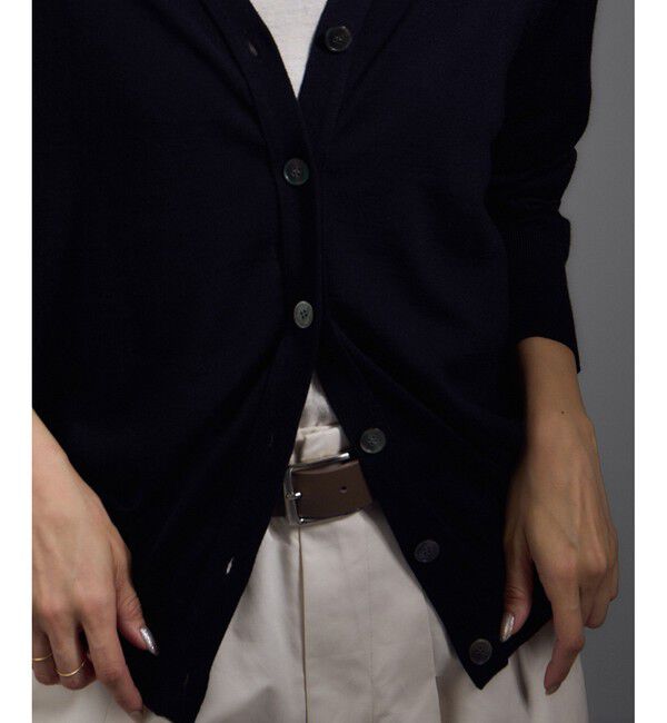 SALON adam et rope'「30ゲージウールニットカーディガン」|カーディガン|