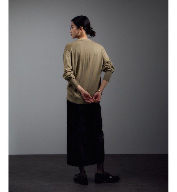 SALON adam et rope'「30ゲージウールニットカーディガン」|カーディガン|