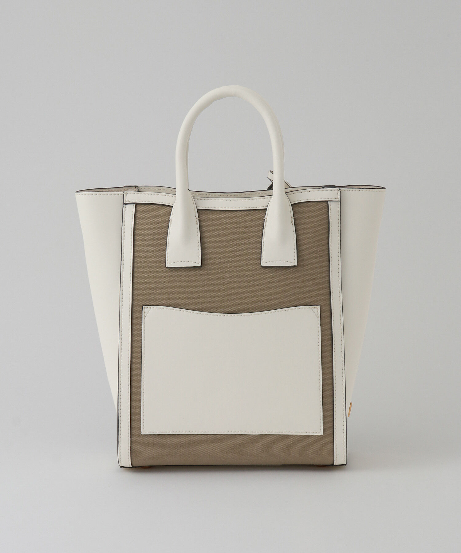 E'POR「【E'POR】 I BAG Medium（キャンバスコンビ縦型トートバッグ）」|ハンドバッグ|