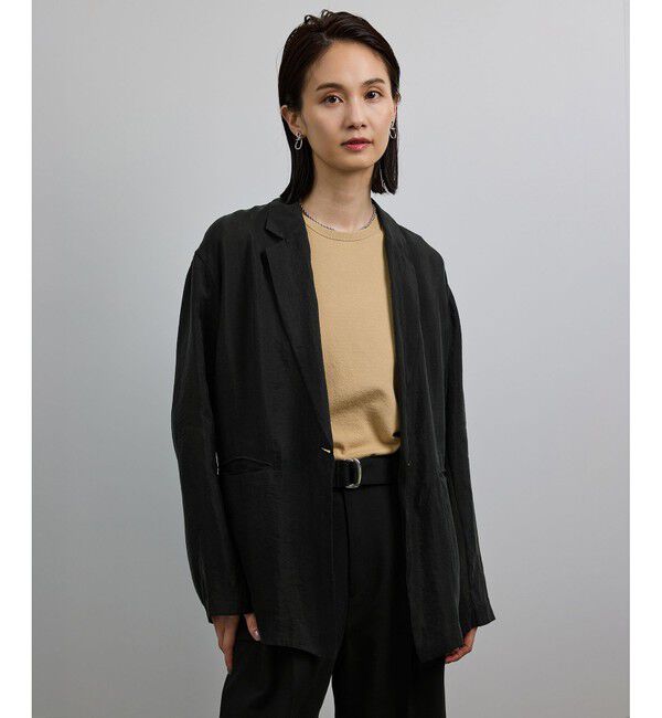 ROPE「【洗える・新色追加】シアーライトジャケット」|テーラードジャケット|