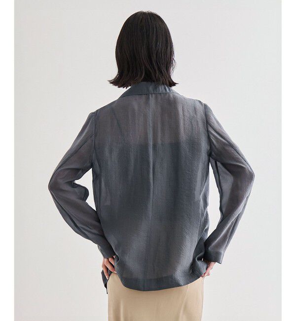 ROPE「【洗える・新色追加】シアーライトジャケット」|テーラードジャケット|