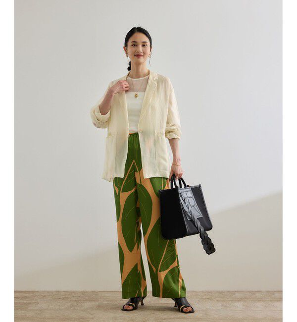 ROPE「【洗える・新色追加】シアーライトジャケット」|テーラードジャケット|