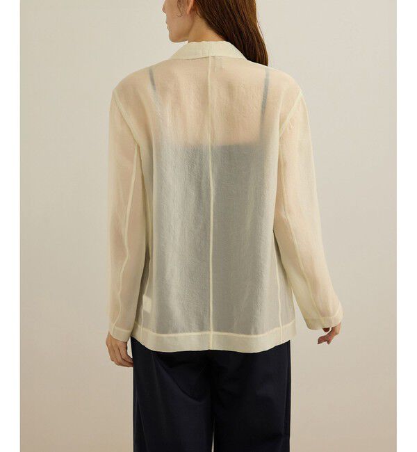ROPE「【洗える・新色追加】シアーライトジャケット」|テーラードジャケット|
