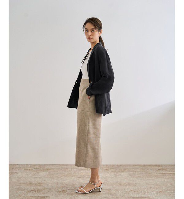 ROPE「【洗える・新色追加】シアーライトジャケット」|テーラードジャケット|