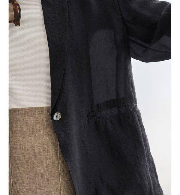 ROPE「【洗える・新色追加】シアーライトジャケット」|テーラードジャケット|