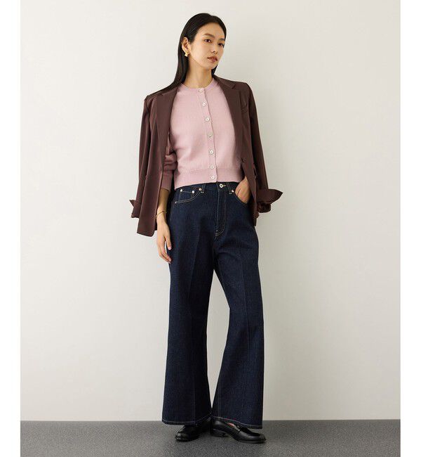 ROPE「オーガニックコットンニットカーディガン/イージーケア」|カーディガン|