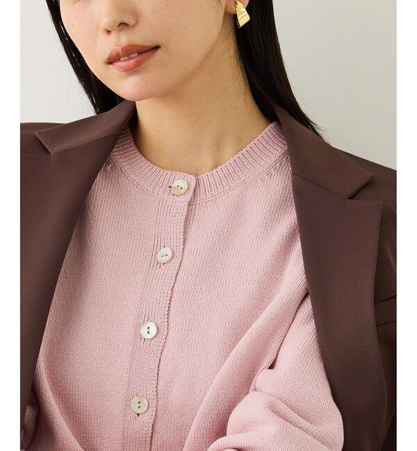 ROPE「オーガニックコットンニットカーディガン/イージーケア」|カーディガン|