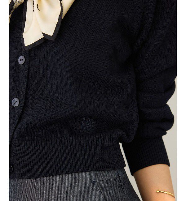 ROPE「オーガニックコットンニットカーディガン/イージーケア」|カーディガン|