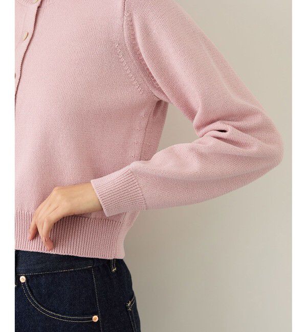 ROPE「オーガニックコットンニットカーディガン/イージーケア」|カーディガン|