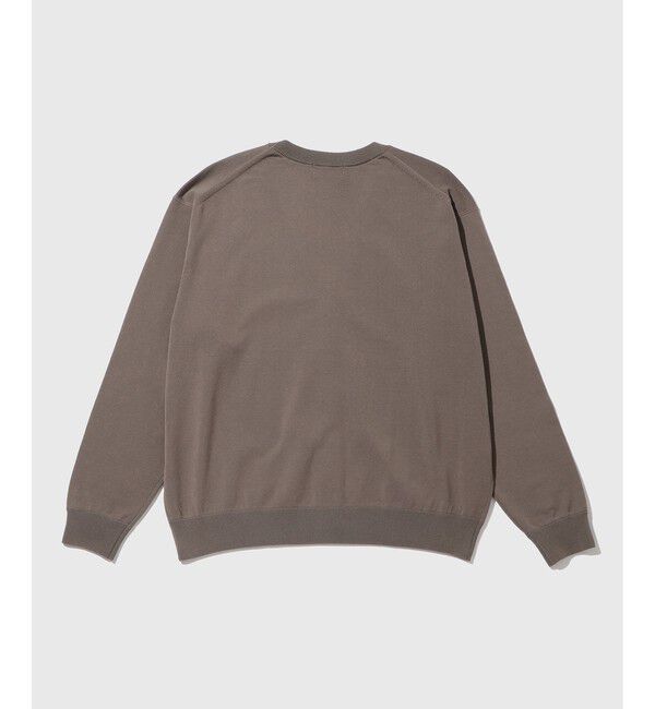 ADAM ET ROPE'「強撚プレーティングニットカーディガン」|カーディガン|