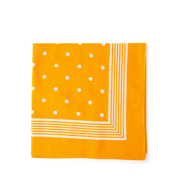 LABOUR AND WAIT「【LABOUR AND WAIT】SPOTTY HANDKERCHIEF YELLOW」|タオル|YELLOW