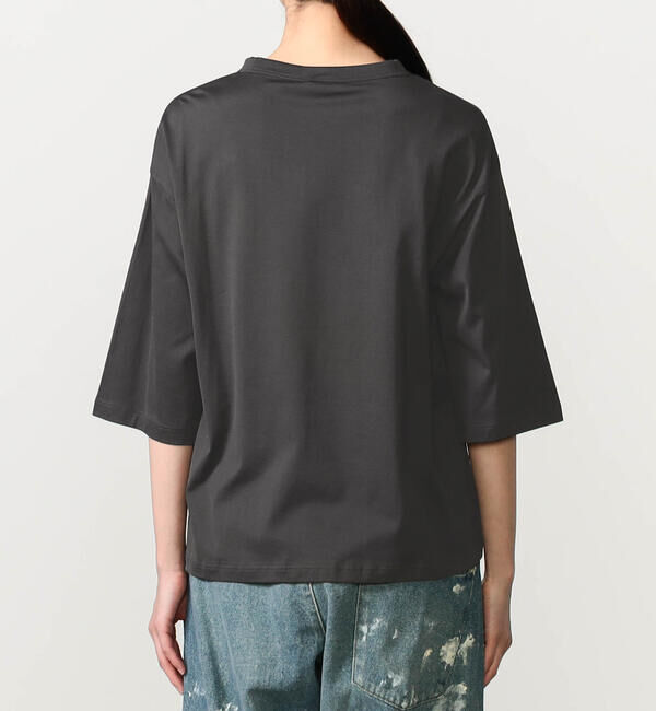 handvaerk「handvaerk | 60/2 ボトルネックTシャツ SOLID WOMEN」|Tシャツ・カットソー|
