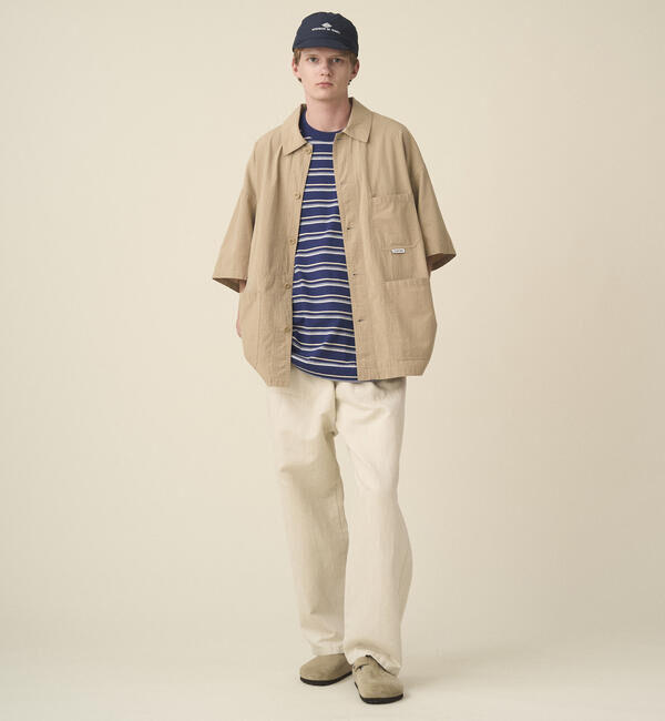 DANTON「DANTON | コットンリネンツイル イージーパンツ MEN」|チノ|