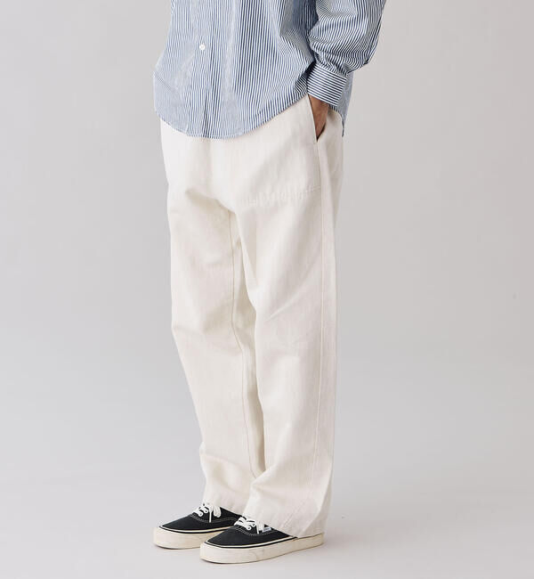 DANTON「DANTON | コットンリネンツイル イージーパンツ MEN」|チノ|