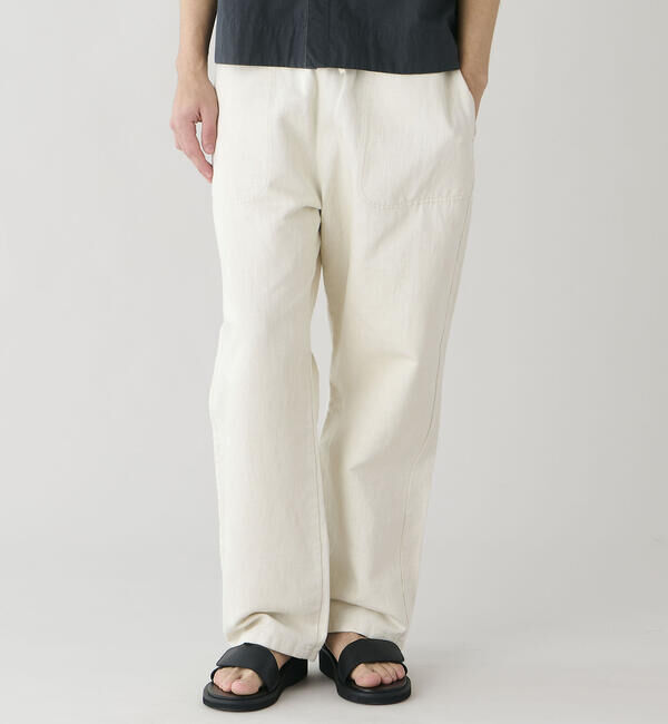 DANTON「DANTON | コットンリネンツイル イージーパンツ MEN」|チノ|